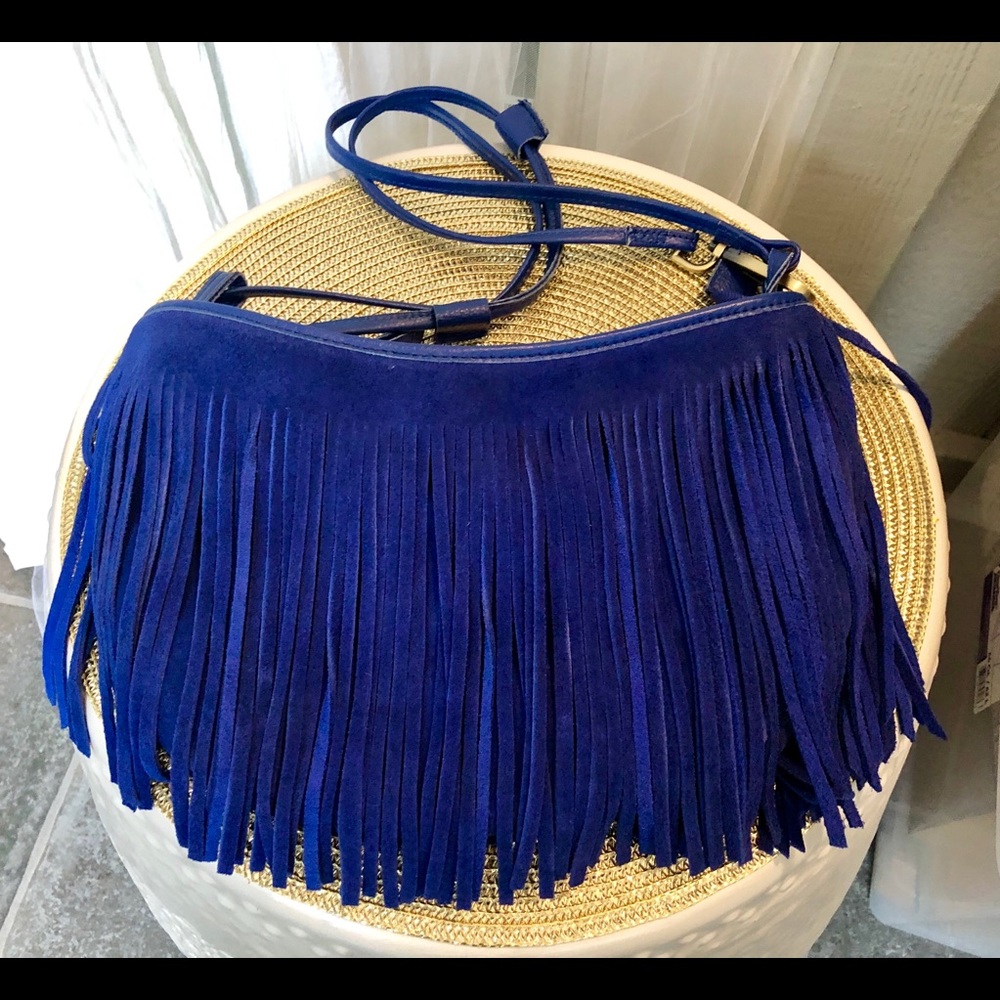 Suede purse